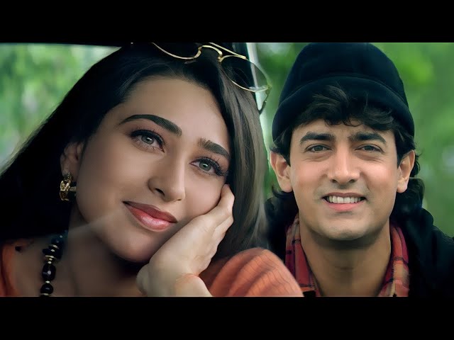 Aaye Ho Meri Zindagi Mein - Male - Lyrical | Udit Narayan | Aamir Khan | Karisma Kapoor | Love Song