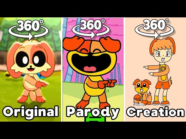 360° VR Smiling Critters POKEDANCE Original vs Parody vs Creation