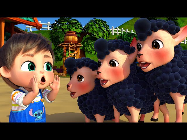 𝑵𝑬𝑾 Baa Baa Black Sheep Song 🐑 ‍- Nursery Rhymes 🎵 Sign Language 🎵 Banana Cartoon Preschool Ep.45