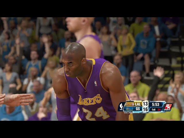 【NBA 2K14】Los Angeles Lakers vs Golden State Warriors