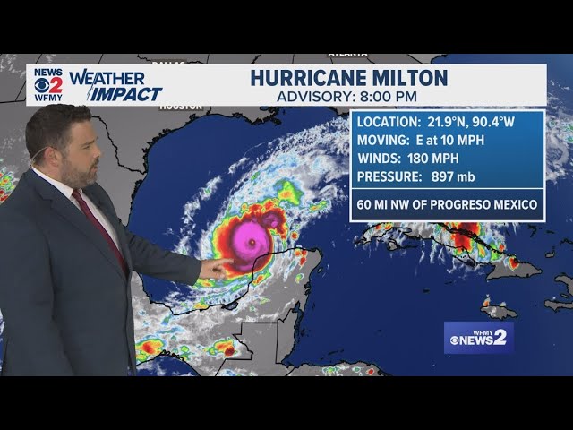 How strong is Hurricane Milton and where is it going?