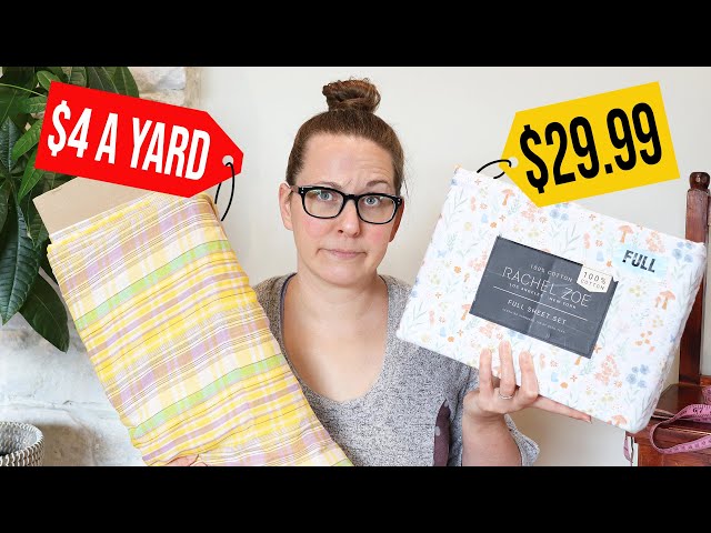 Are Bedsheets Cheaper Than Fabric by the Yard?