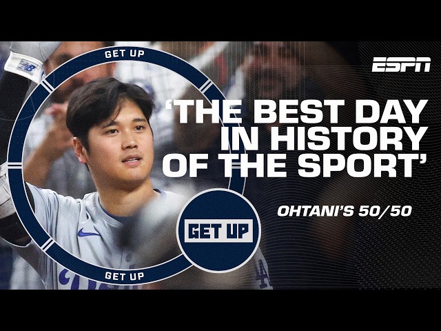 Shohei Ohtani's 50/50 'THE BEST DAY IN THE HISTORY OF THE SPORT!' - Buster Olney | Get Up