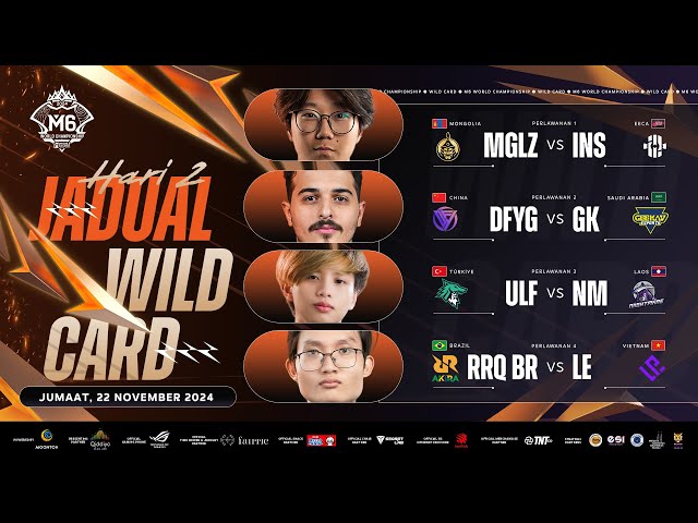 🔴 SIARAN LANGSUNG | Peringkat Wild Card M6 | HARI 2