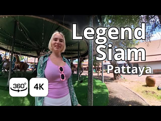 Entertainment in Legend Siam Park Pattaya - Thailand | 360 View VR Video | VR tour Legend Siam