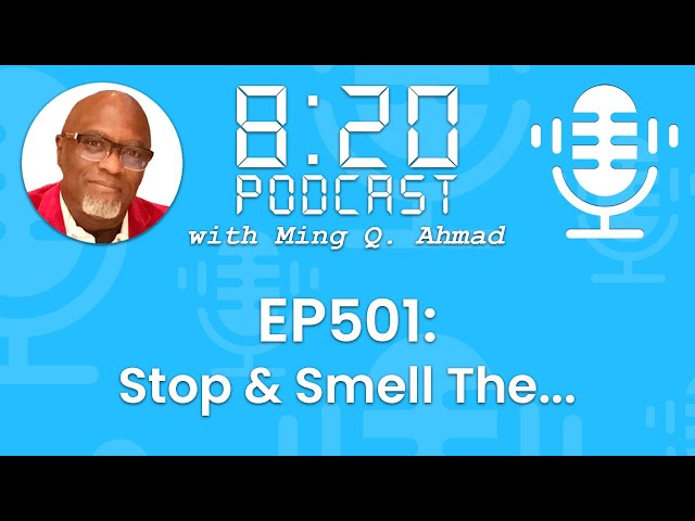 820 Podcast #501 Stop & Smell The...  | Your Daily Urgency Meeting with Ming Q. Ahmad