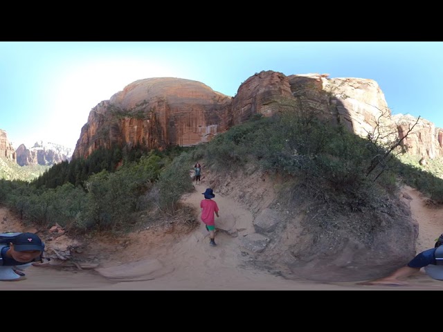 Zion Emerald Upper Pools Trail - 360 Video [VR]