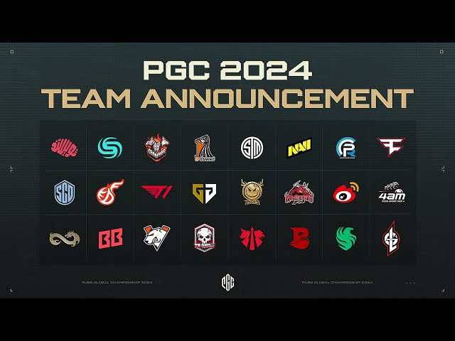 Meet the PGC 2024 participating teams! l PUBG Esports