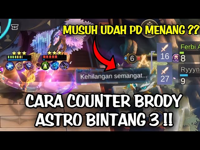 HERO INI BISA COUNTER BRODY ASTRO BINTANG 3 ?? MUSUH UDAH PERCAYA DIRI MENANG ! COMBO MAGIC CHESS ML