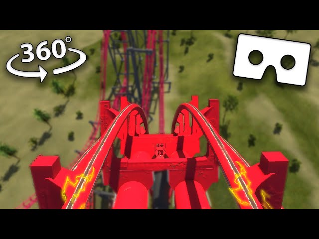 VR Roller Coaster at Sunny Park! - 360° VR Video