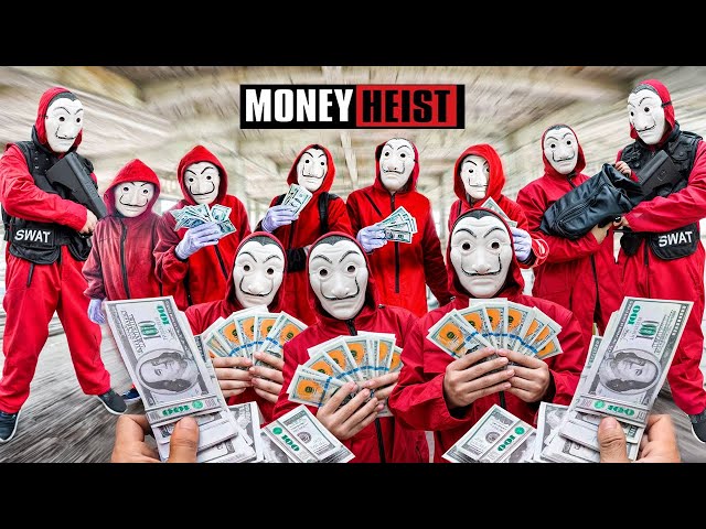 PARKOUR VS MONEY HEIST! 6 | No ESCAPE for BAD GUYS, POLICE chase closes every exit | Epic POV