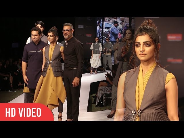 Radhika Apte Ramp Walk For Designer Shantanu & Nikhil at Van Heusen+GQ Fashion Nights 2017