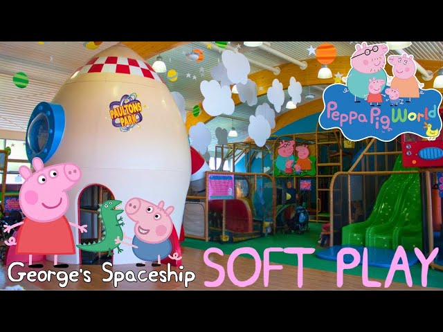 Peppa Pig Soft Play Area at PEPPA PIG WORLD | George's Spaceship Play zone (NOV 2024) [4K]