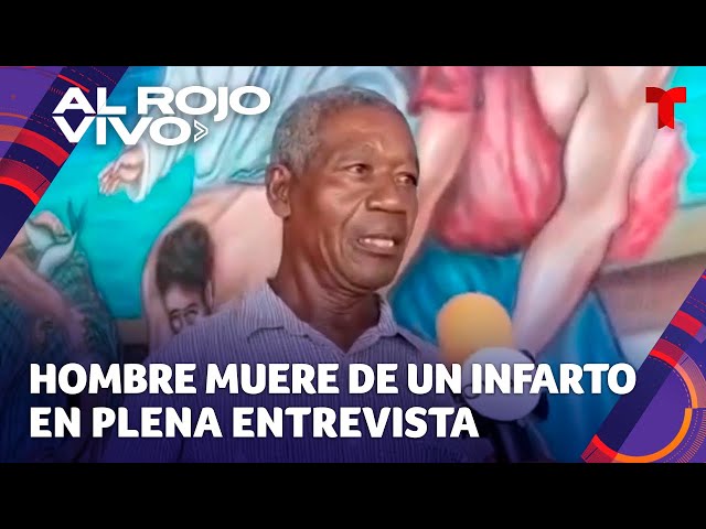 Hombre muere de un infarto en plena entrevista de televisión en Honduras