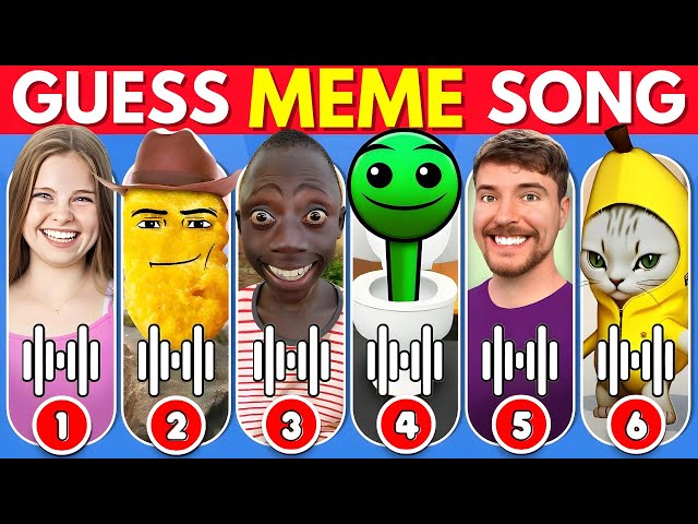 GUESS MEME & WHO'S SINGING 🎤🎵 🔥 | Lay Lay, Salish Matter, Gega, MrBeast, Elsa, Freddy Fazbear, Mario