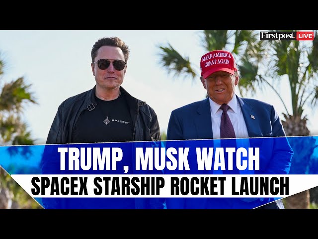 LIVE: Donald Trump Joins Elon Musk for SpaceX Starship Rocket Launch in Texas