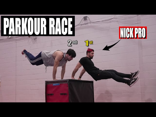 PARKOUR RACE Vs Nick Pro