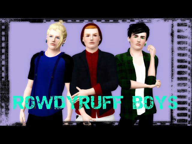 Create a Sim | The Sims 3 | RowdyRuff Boys (Collab with Dawiski)