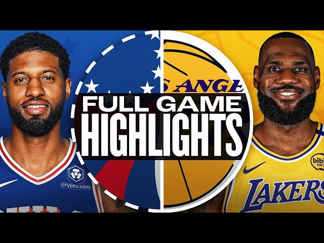 LAKERS vs SIXERS FULL GAME HIGHLIGHTS | November 8, 2024 | Sixers vs Lakers Full Highlights NBA 2K25