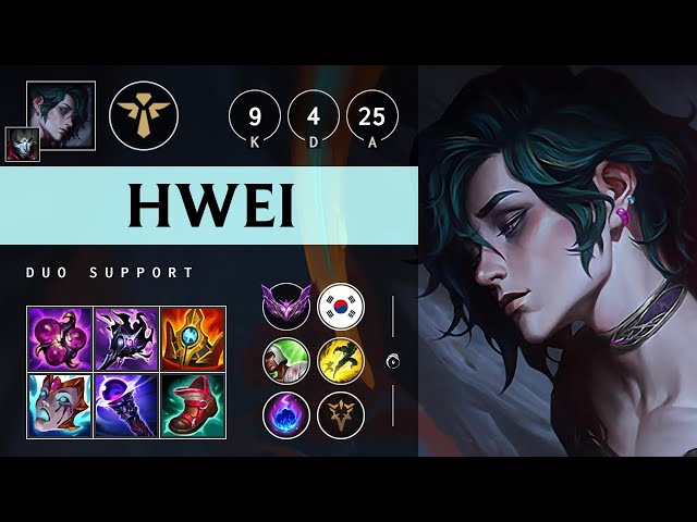 Hwei Support vs Rumble: Dominating - KR Master Patch 14.22