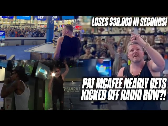 Pat McAfee Puts On A Wiz Khalifa Concert, Nearly Gets Kicked Out Of Super Bowl Media Row?!