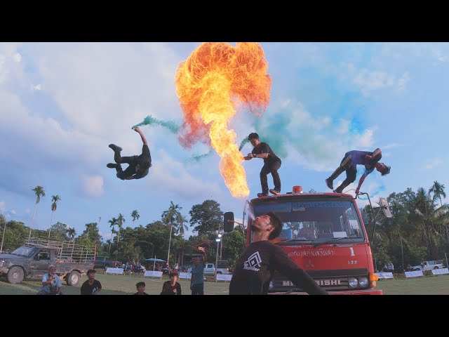 Parkour & Freerunning - Live Performance in Thailand!