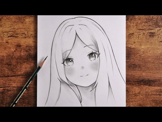 How to Draw Anime Girl |Easy Anime Drawing Tutorial Step by step