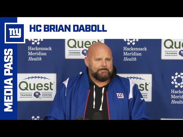 Brian Daboll Previews Week 14 vs. Packers | New York Giants