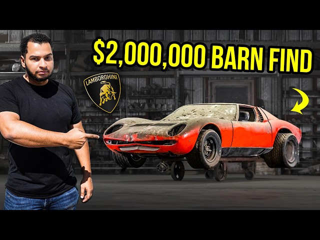 I Found A $2,000,000 Lamborghini Miura ABANDONED FOR 50 YEARS In A JUNKYARD