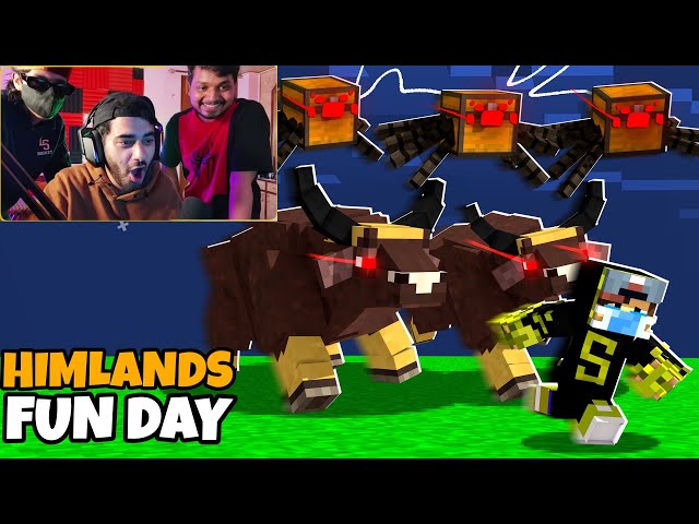 Himlands Gang Challenged Me in Minecraft