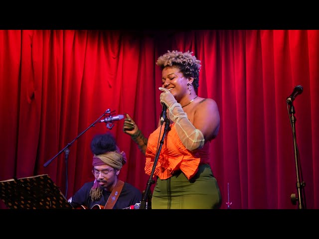 Lizzy Paris performs at Hotel Cafe in Hollywood