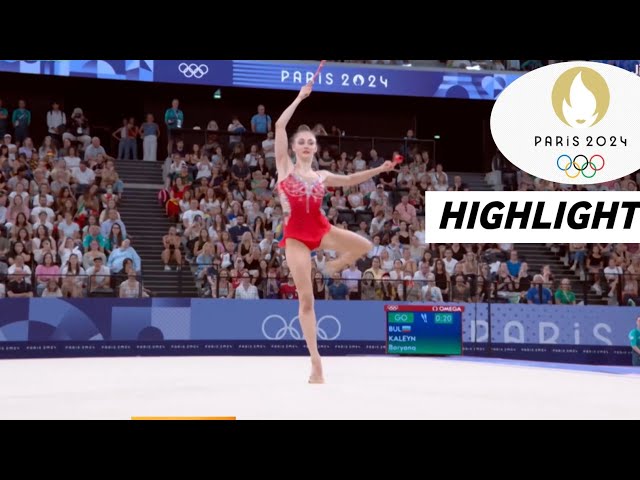 Rhythmic Gymnastics Individual All-Around Final Highlights 2024 |  Darja Sweeps Gold In Olympic