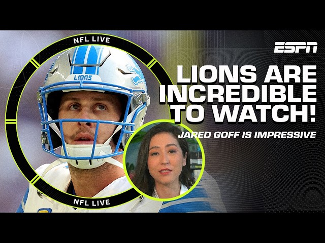 Jared Goff & the Detroit Lions were INCREDIBLE TO SEE vs. the Minnesota Vikings! 🙌 | NFL Live