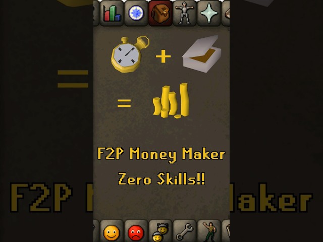 [OSRS] No Skills Needed! Make 100K+ GP Per Hour with Tinderboxes #f2p #moneymaking #osrs