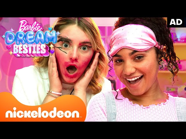 Barbie Bestie Blindfolded Makeover Challenge | Barbie Dream Besties Challenges