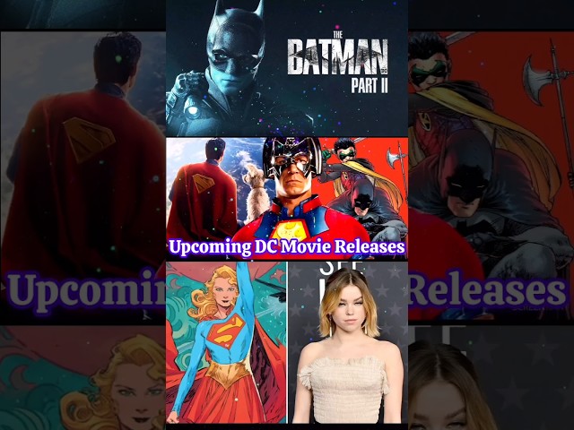 Upcoming DC Movies 🎥 Releases Date confirm 🤯 | #dc #shorts