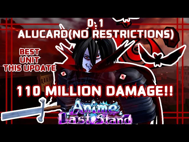 Getting The 0.1% ALUCARD (NO RESTRICTIONS) in Anime Last Stand Halloween UPDATE