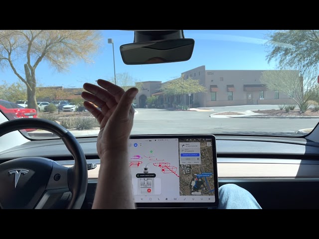 Tesla FSD Beta test in Marana Arizona