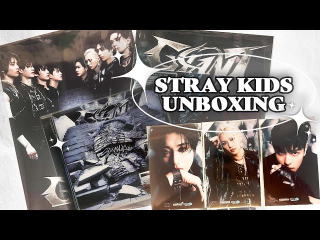 Unboxing GIANT 2nd Japanese Album | Stray Kids 👣💥