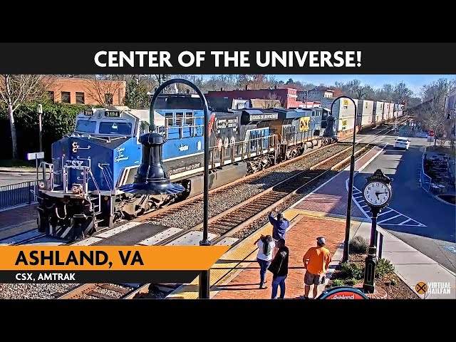 Ashland, Virginia, USA | LIVE RAILCAM - Virtual Railfan