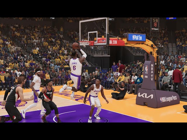 NBA 2K23 GAMEPLAY 🔥LAKERS vs BLAZERS🔥  (PS5) |4K UHD| #nba