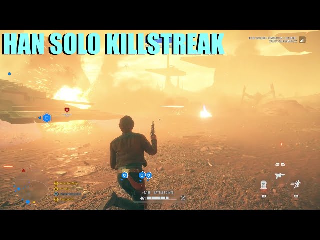 Han Solo killstreak! - Star Trek Battlefront 2