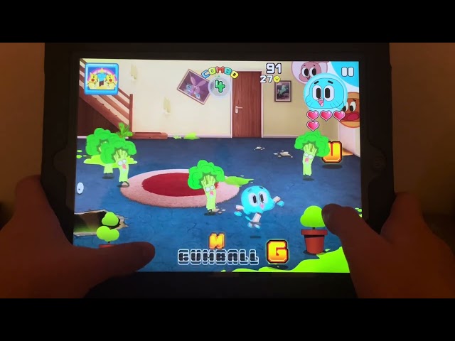 Mutant Fridge Mayhem - Gumball (iOS) (Version 4.1.1) on my iPad 3rd Generation (iOS 8.4.1) - Part 1