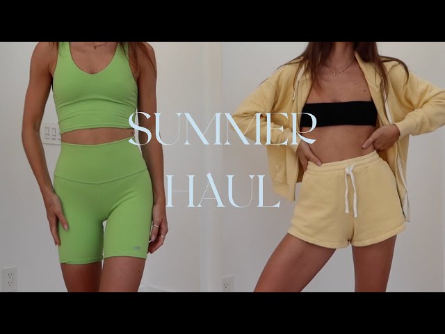 SUMMER TRY ON HAUL (revolve, alo yoga, uncle)