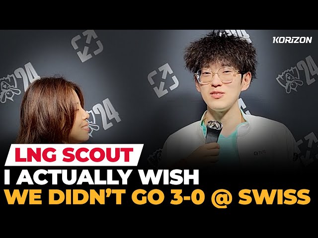 Scout "I wish we had lost games, so we get more stage practice" | Ashley Kang