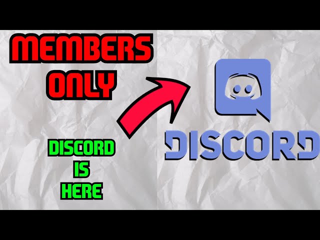 MEMBERS ONLY DISCORD IS HERE JOIN TODAY!