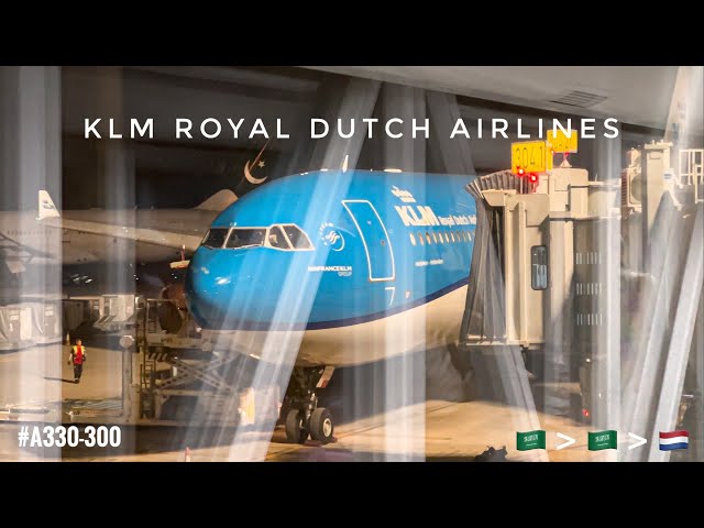 KLM | Riyadh - Dammam - Amsterdam | Economy | #klm #airbusa330