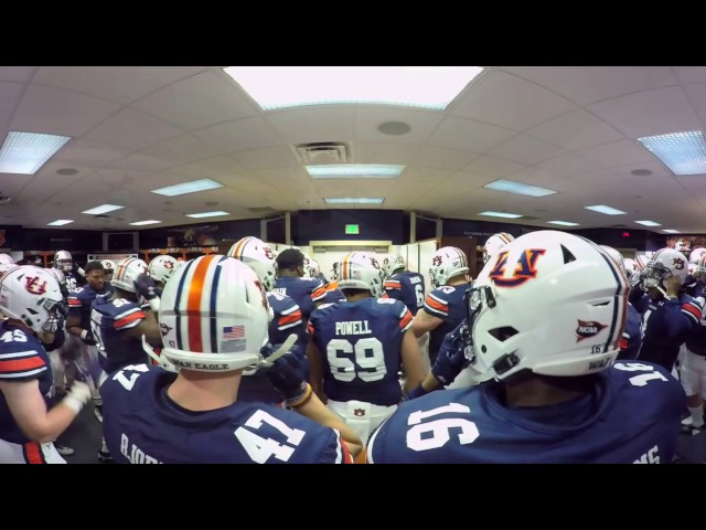 Auburn Football in 360-degree video