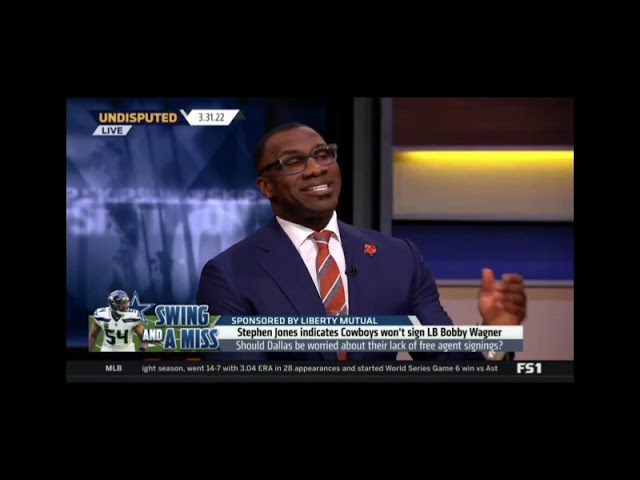 Undisputed- Skip Bayless on Stephen Jones indicates Cowboys won't sign LB Bobby Wagner