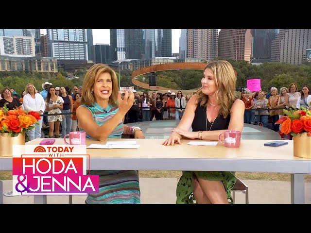 Hoda and Jenna take on Texas for the 4th hour of TODAY!